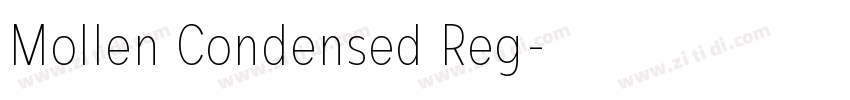Mollen Condensed Reg字体转换